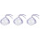 3Pièces Muselière Violet Pour Toilette Médicaments 3
