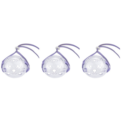 3Pièces Muselière Violet Pour Toilette Médicaments 2