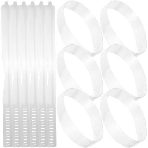200Pièces Aides Chemise Plastique Transparent Résistant 2