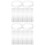 200Pièces Aides Chemise Plastique Transparent Résistant 7