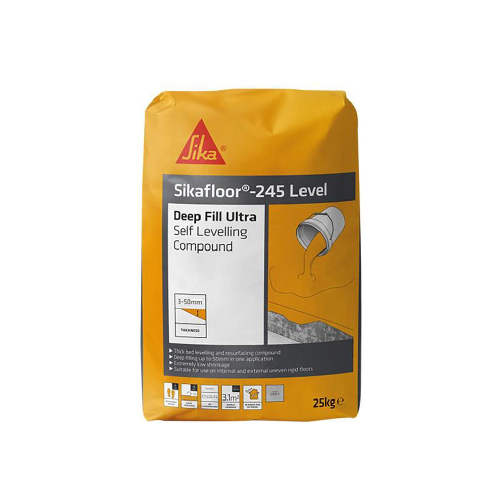 Sikafloor Sika -245 Level Deel Fill Ultra Self Levelling Compound 25 Kg - Image 3
