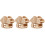 3Pièces Support En Bois Clair Pour Cage Animaux 4