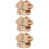 3Pièces Support En Bois Clair Pour Cage Animaux 8