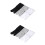 2Pièces Doigts Élastiques Coton Unisexes Noir 7