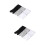 2Pièces Doigts Élastiques Coton Unisexes Noir 9