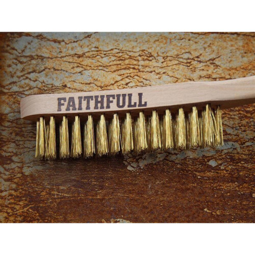 Faithfull Faithfull Brass Scratch Brush, Three Row 1