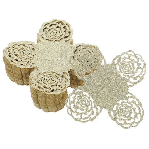 300Pièces Papier Dorés Pour Chocolats Truffes 1