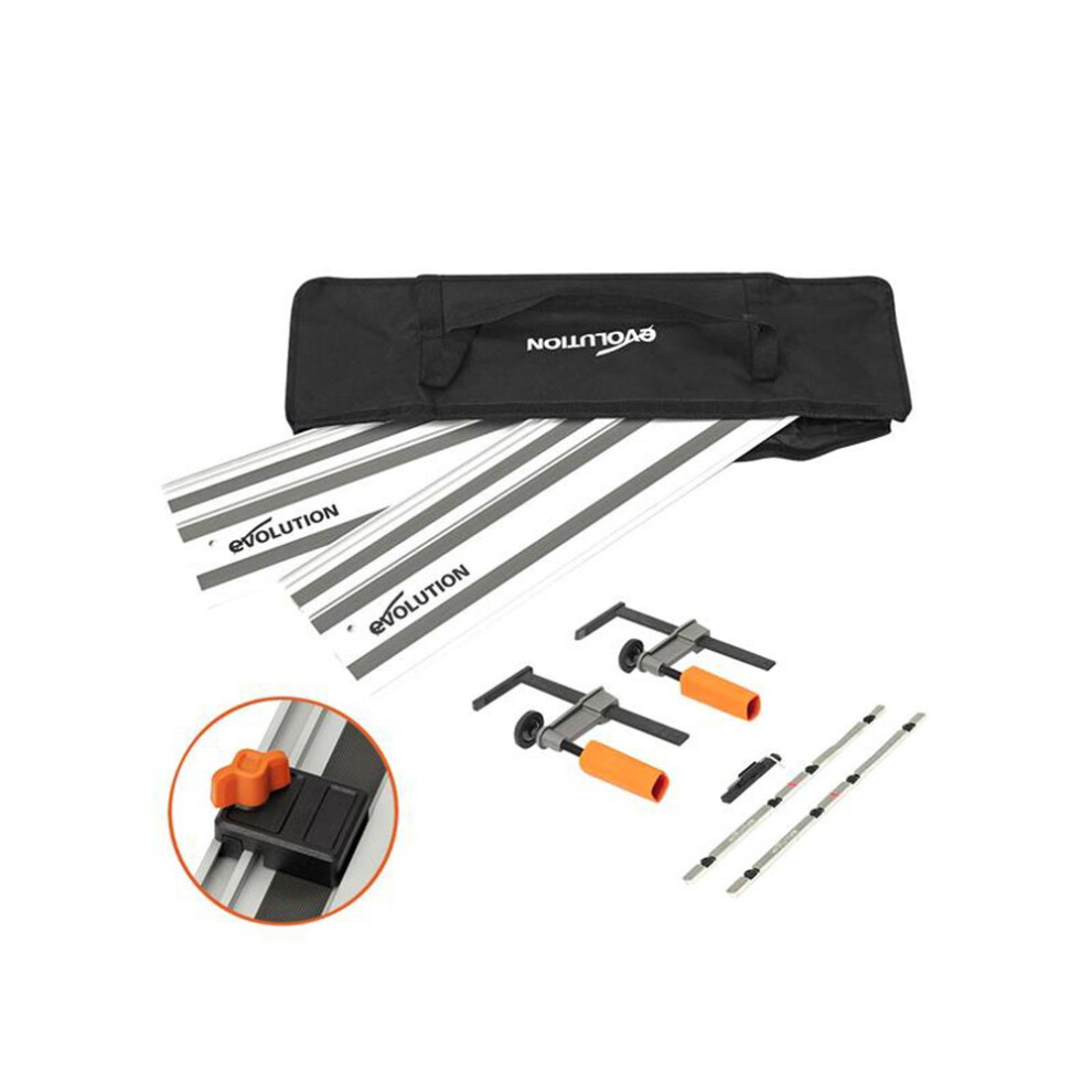 Evolution St1400-G2 Universal Circular Saw Track Set 1.4M - 004-0011 - Perfect For Accurate Cuts 5056583012980
