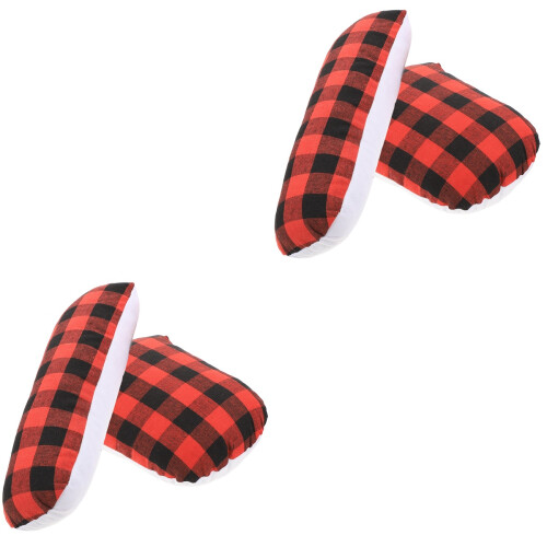 4Pièces Coussin À Épingles Rouge Compact Pour Couture Repassage 2