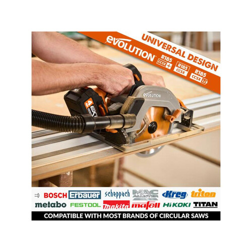 Evolution ST2800-G2 Universal Circular Saw Track Set 2.8M - 004-0012 - Ideal for Precision Cutting 2