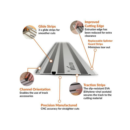 Evolution ST2800-G2 Universal Circular Saw Track Set 2.8M - 004-0012 - Ideal for Precision Cutting 1