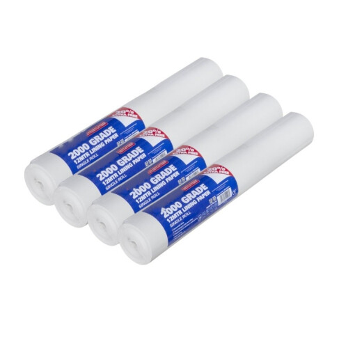 4x 2000 Grade Lining Paper Walls Ceiling Liner 12m