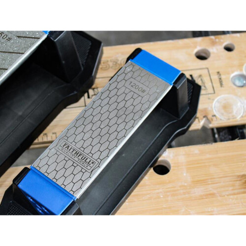 Faithfull Faithfull Diamond Sharpening Tri-Stone 400, 1000 & 1200G 2