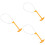 3Pièces Support -Porcs Acier Plastique Ergonomique 8