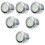 6Pièces Guidon Aluminium Étanche 8