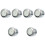 6Pièces Guidon Aluminium Étanche 6