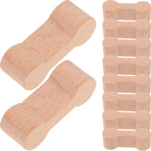 30Pièces Accessoires De Rails En Bois Khaki Pour Voies De Train DIY