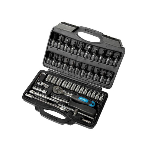 Faithfull Faithfull 1/4In Socket Set, 46 Piece