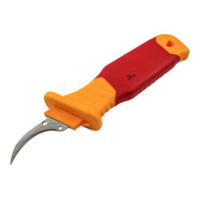 Faithfull Vde Stripping Knife With Sickle Blade 205Mm - FAITKVDES - Perfect for Electrical Insulation