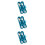 3Ensembles Couverts - Silicone Acier Apprentissage Vert 9