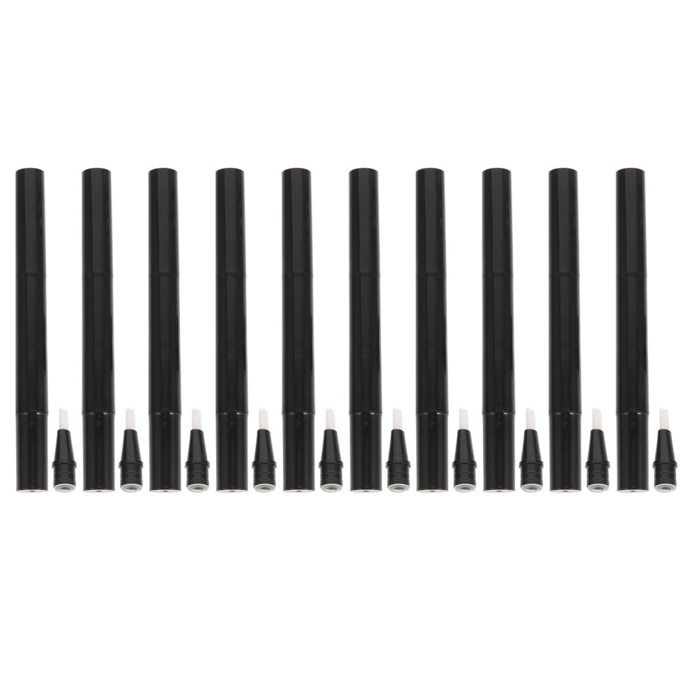 Vaguelly Black 70Pcs Twisting Pp Empty Pens For Nail Cuticle Oil And Lip Gloss