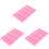 3Pièces Moule Silicone Rose Pour Micro Décoratives DIY 4