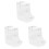 3Pièces Durable Transparent Pour Rat Hamster Petit Animal 4