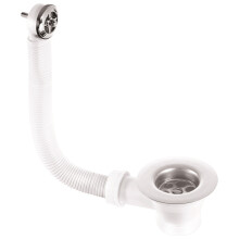 Mcalpine 11/4" Sink Combined Waste & Overflow - FSW1P - Essential for Kitchen Sinks
