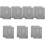 14Pièces Tables De En Gris Pour Colliers Bracelets 3