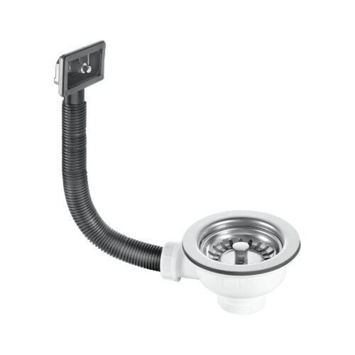 McAlpine Mcalpine 1.1/2" Basket Strainer Waste + Rect O/Flow Grid