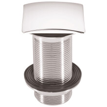 Mcalpine Mca 1.25" CP Brass Basin Waste 60mm x 3" Tail - CWU60SQ-CB