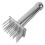 2Pcs Stainless Steel Meat Tenderizer Hammer with Needle Design Silver 1