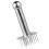 2Pcs Stainless Steel Meat Tenderizer Hammer with Needle Design Silver 3