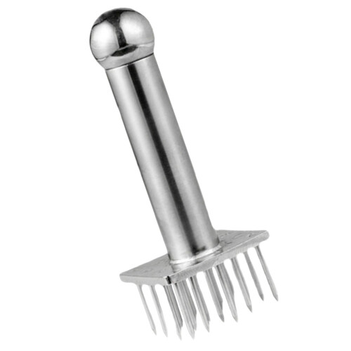 2Pcs Stainless Steel Meat Tenderizer Hammer with Needle Design Silver 2
