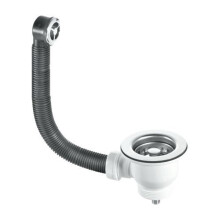 Mcalpine 1.5 Mini Basket Strainer Waste - FMBSWSS85