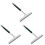 3Pcs Double-Sided Shower Door Squeegee for Efficient Window Cleaning 4