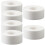 Breathable Collar Sweat Absorption Pads White Nonwoven Fabric 2