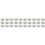 Breathable Collar Sweat Absorption Pads White Nonwoven Fabric 11