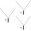 3Ensembles Pendentif Urne Acier Noir Pour Cendres 6