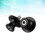 4Pièces Aluminium Noir Pour Support Racing 11