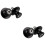 4Pièces Aluminium Noir Pour Support Racing 6