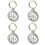 4pcs Key Chain Pet Tag Protective Box Metal 5