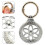 4pcs Key Chain Pet Tag Protective Box Metal 9