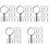 90Pcs Toddler Explore Magnifier Black Durable Plastic for Learning 5