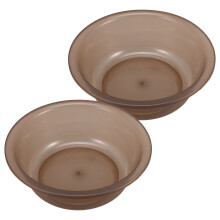 4Pièces Bassins En PP Marron Pour Usage Nettoyage
