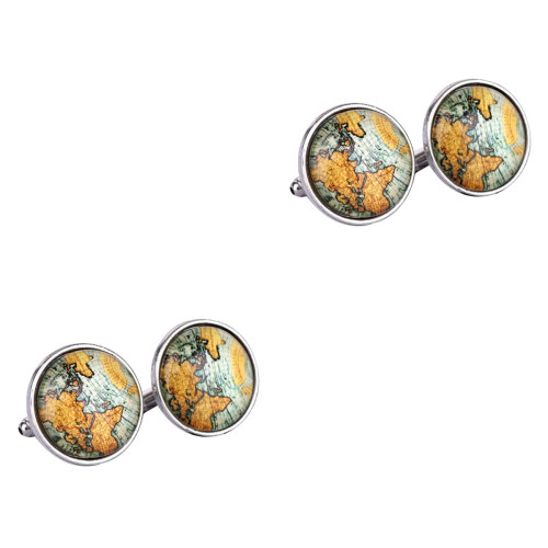 4Paires Boutons De Manchette Accessoires Formels Durables 2