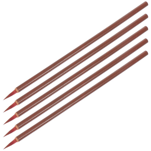 25Pièces Pinceaux Bois Marron Pour Peinture, 1