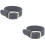 2Pièces Sangles Montre Nylon Confortable Élégant 7