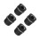 4Pcs Black Car Ashtray Plastic with Lid Multi-Functional Portable 5