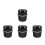 4Pcs Black Car Ashtray Plastic with Lid Multi-Functional Portable 4